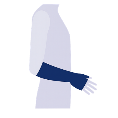 Langer Handschuh ohne Finger (AE)